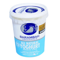 Organic Yoghurt - Natural (500g) Barambah