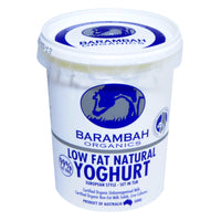 Organic Yoghurt - Low Fat (500g) Barambah