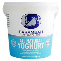 Organic Yoghurt - Natural (1kg) Barambah