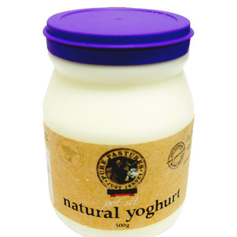 Yoghurt - Natural Jersey (500g) Harris Farm Pure Pastures Pot Set
