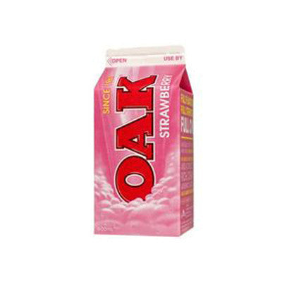 Oak - Strawberry (600ml) Milk